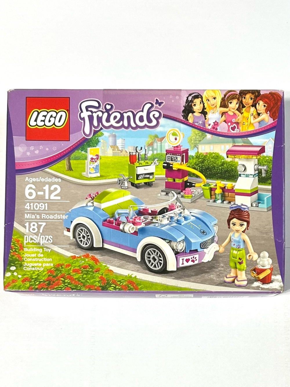 NIB Lego Friends Mia’s Roadster #41091 Retired Set 2015